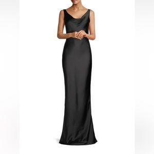 Norma Kamali Maria Satin Gown. Size Medium.